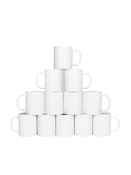 White Ceramic Mug for Printing